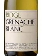 Ridge Vineyards - Ridge Grenache Blanc 2022 (750)